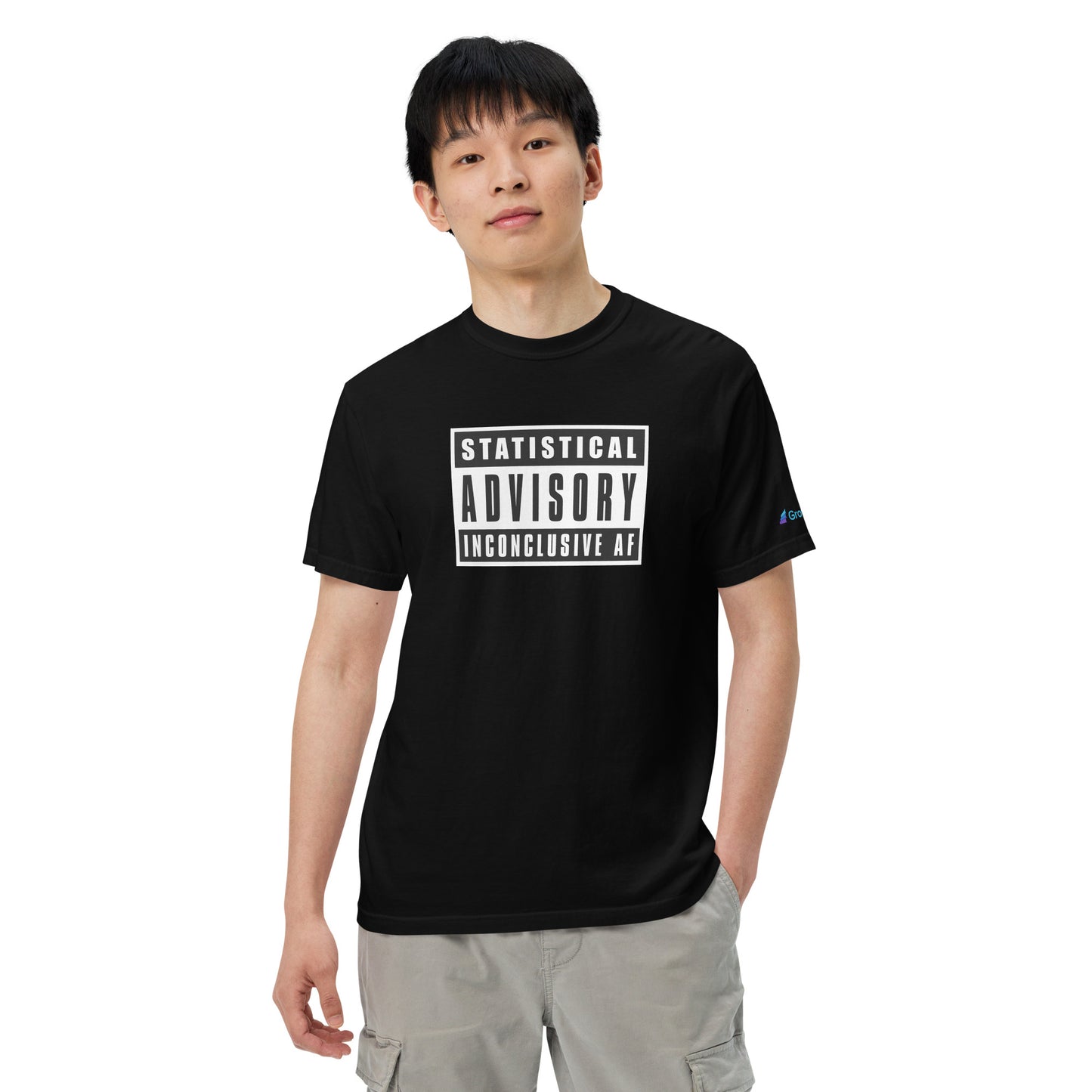 Statistical Advisory: Inconclusive AF - Unisex garment-dyed heavyweight t-shirt