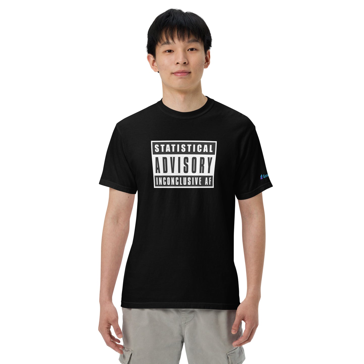 Statistical Advisory: Inconclusive AF - Unisex garment-dyed heavyweight t-shirt