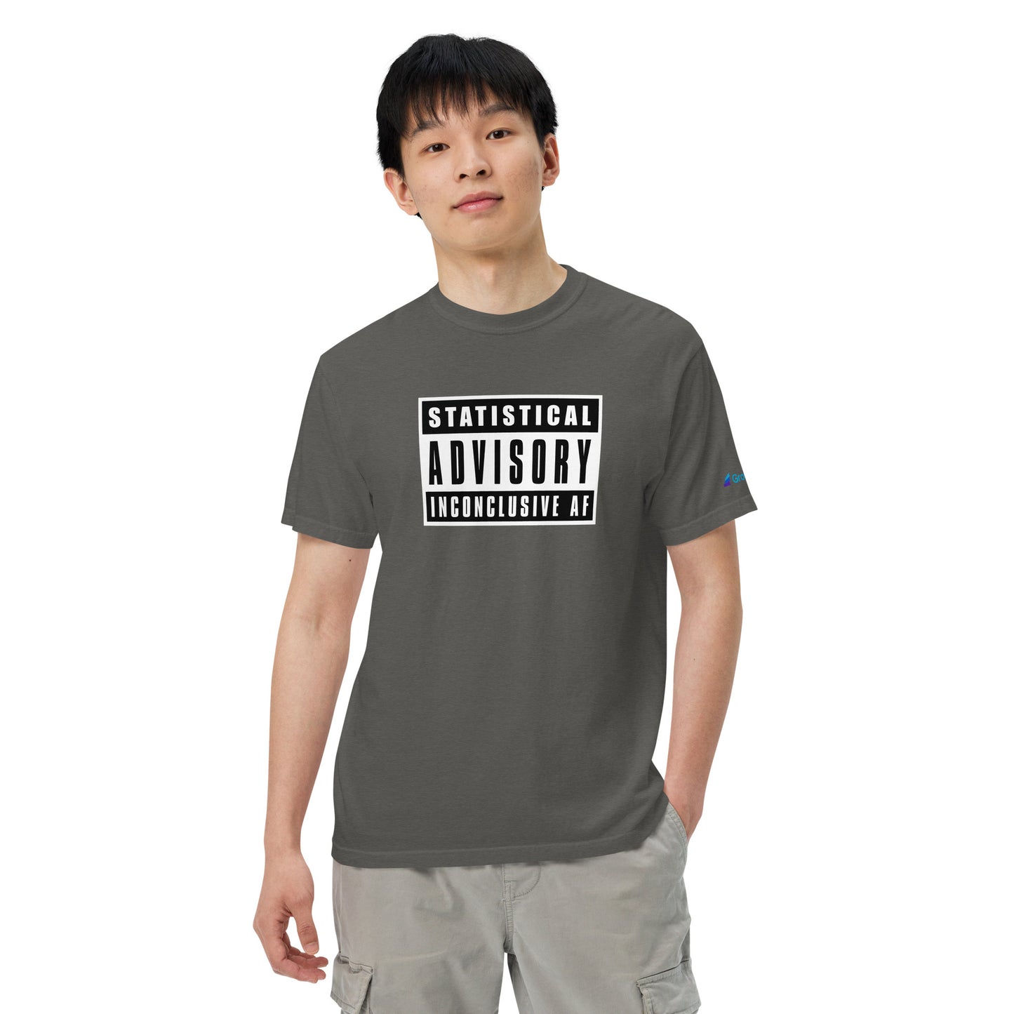 Statistical Advisory: Inconclusive AF - Unisex garment-dyed heavyweight t-shirt