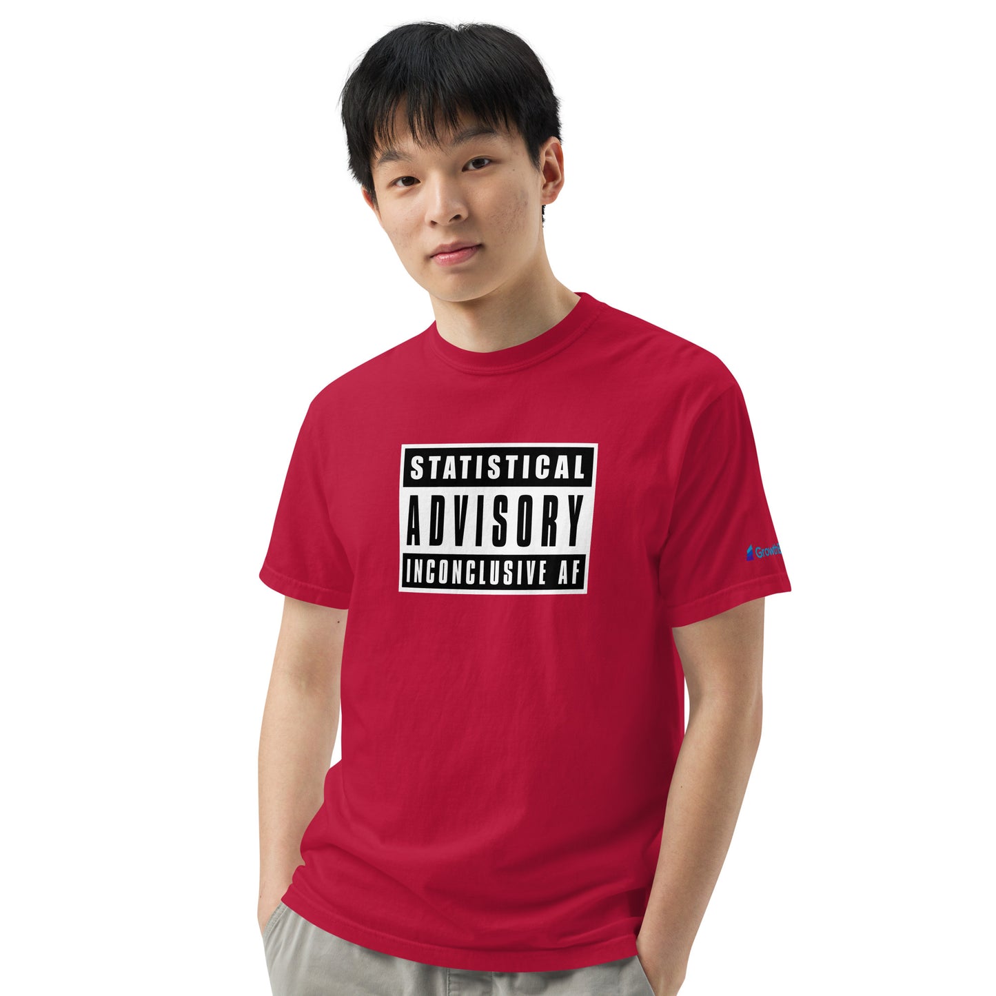 Statistical Advisory: Inconclusive AF - Unisex garment-dyed heavyweight t-shirt
