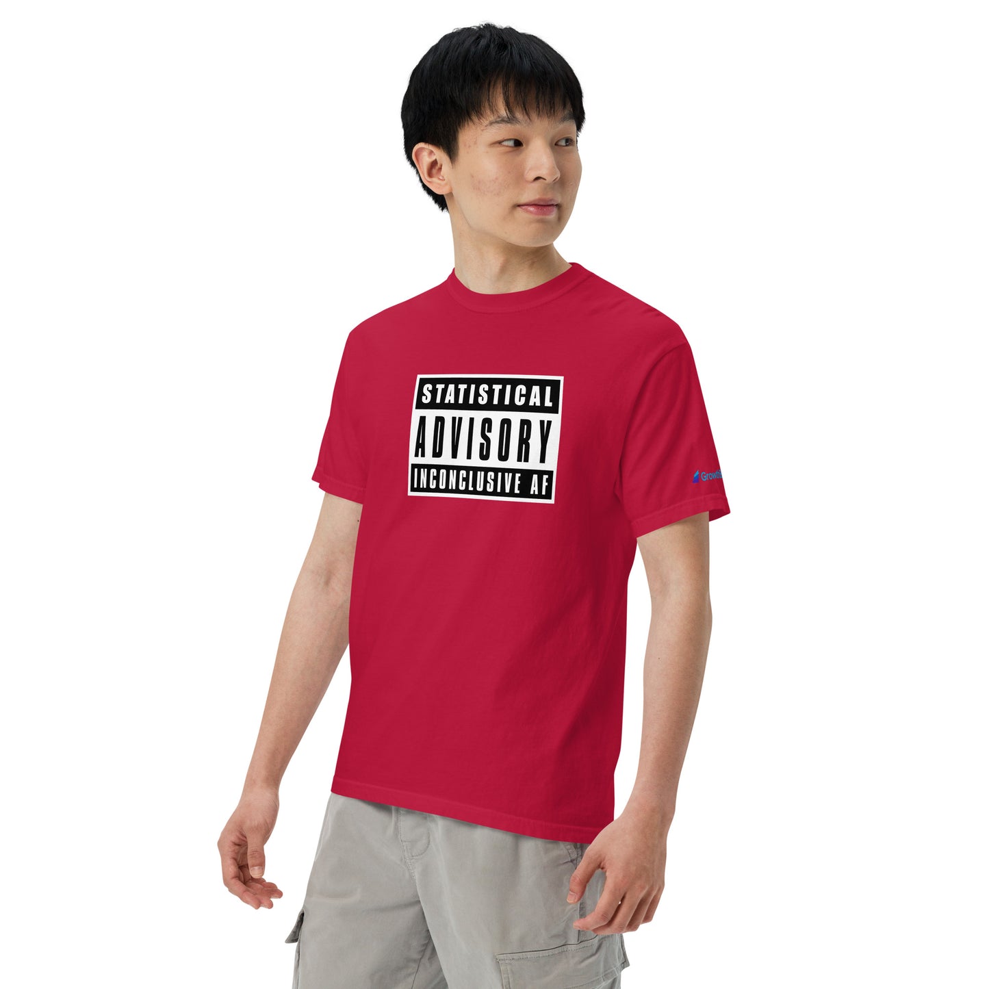 Statistical Advisory: Inconclusive AF - Unisex garment-dyed heavyweight t-shirt