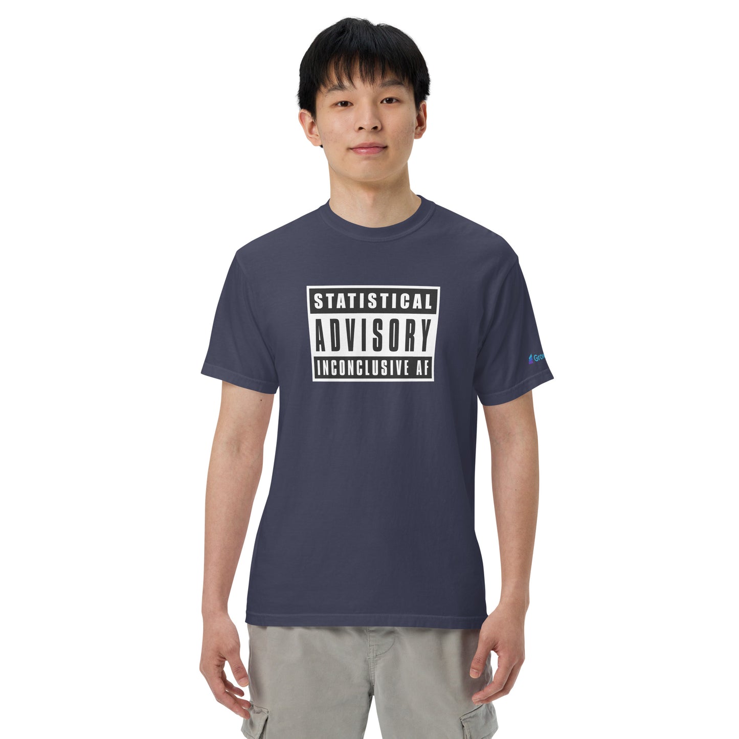 Statistical Advisory: Inconclusive AF - Unisex garment-dyed heavyweight t-shirt