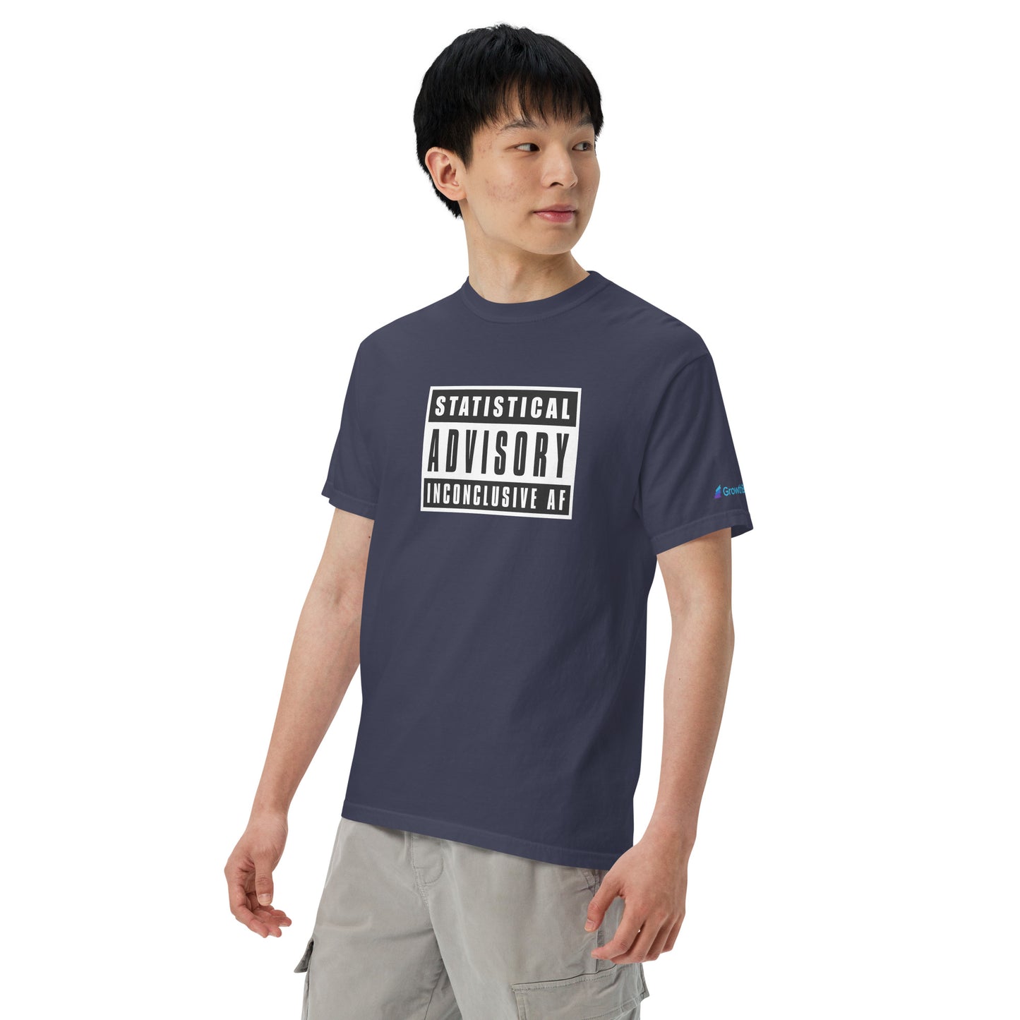 Statistical Advisory: Inconclusive AF - Unisex garment-dyed heavyweight t-shirt