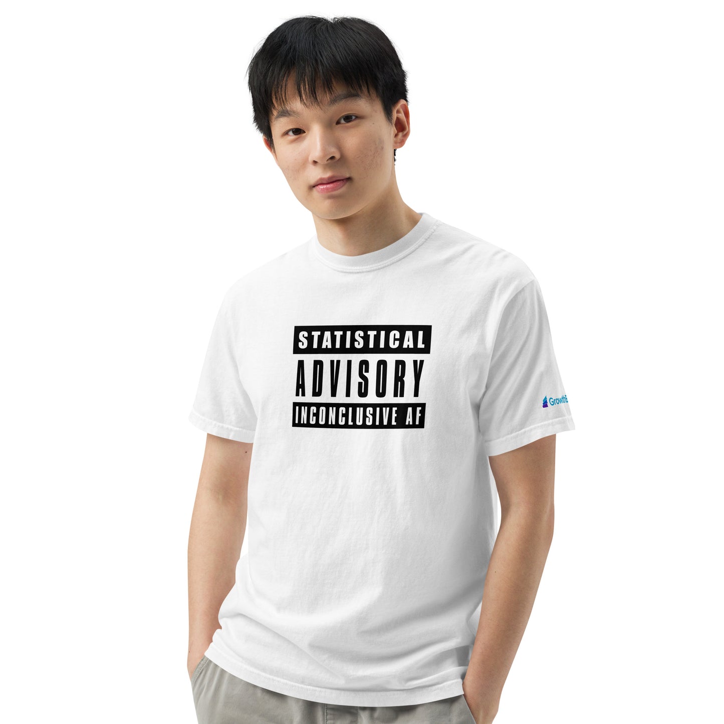 Statistical Advisory: Inconclusive AF - Unisex garment-dyed heavyweight t-shirt