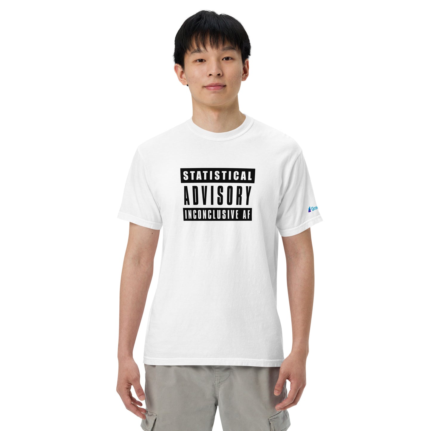 Statistical Advisory: Inconclusive AF - Unisex garment-dyed heavyweight t-shirt