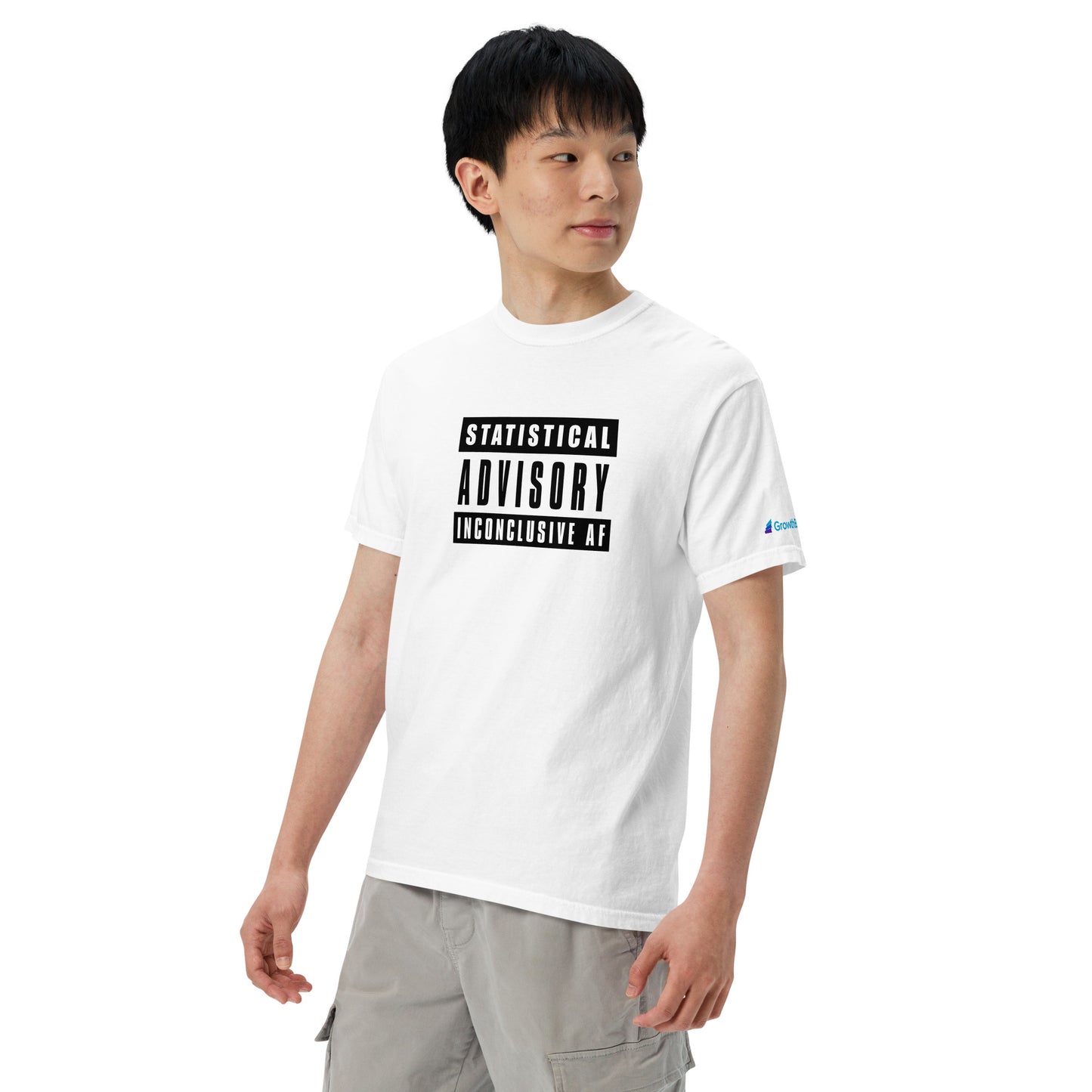 Statistical Advisory: Inconclusive AF - Unisex garment-dyed heavyweight t-shirt