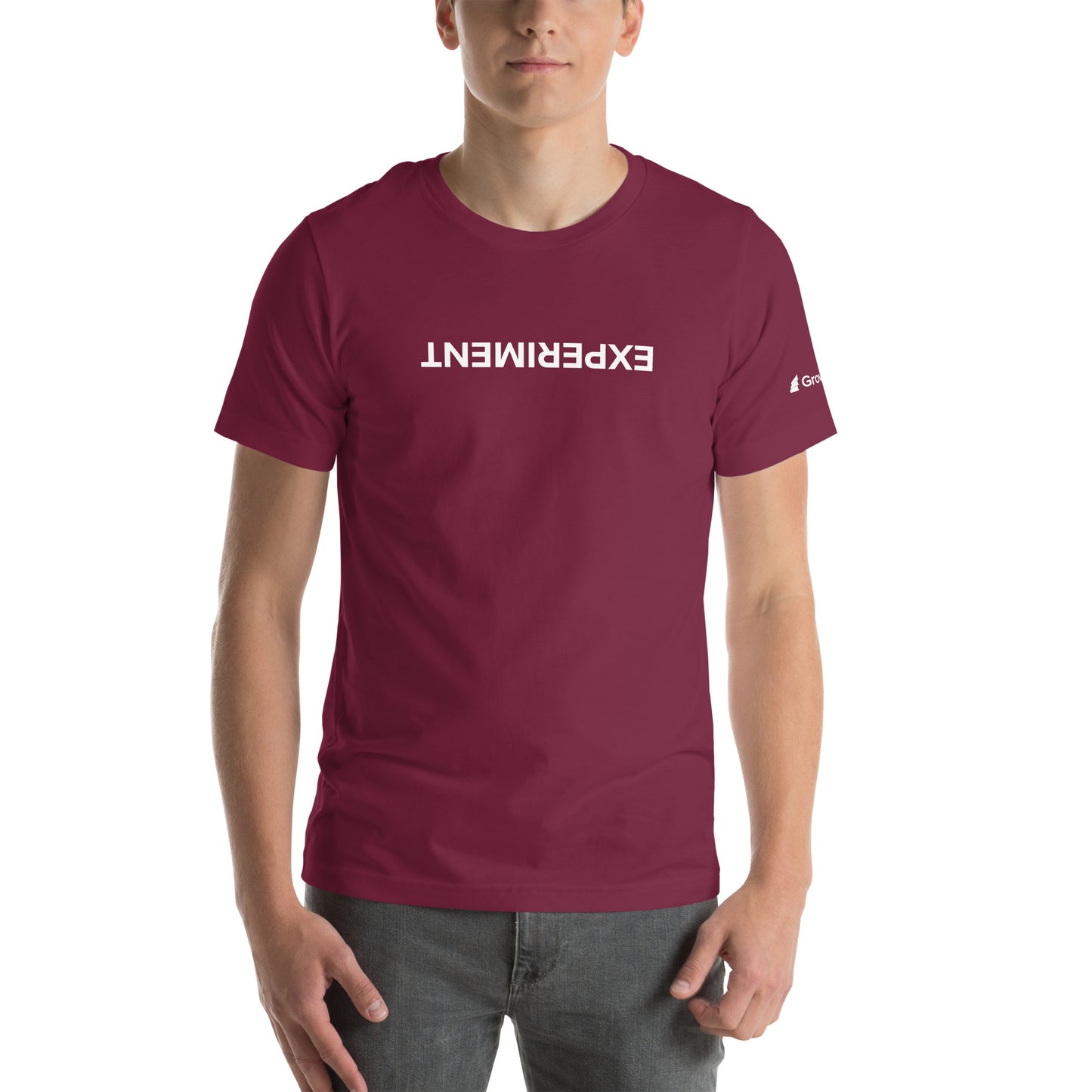 Experiment Upside Down Unisex t-shirt