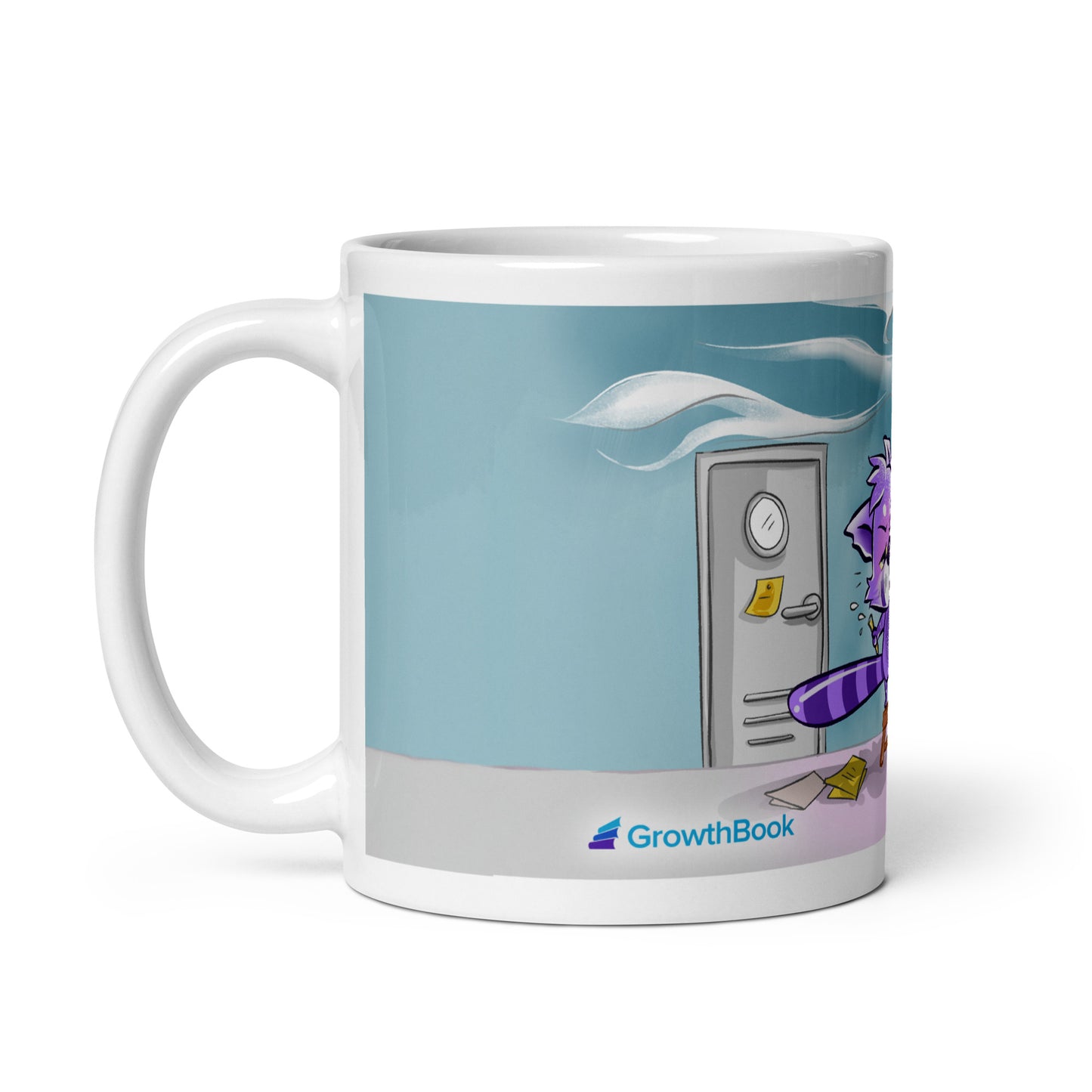 GrowthBook Experimenting White glossy mug