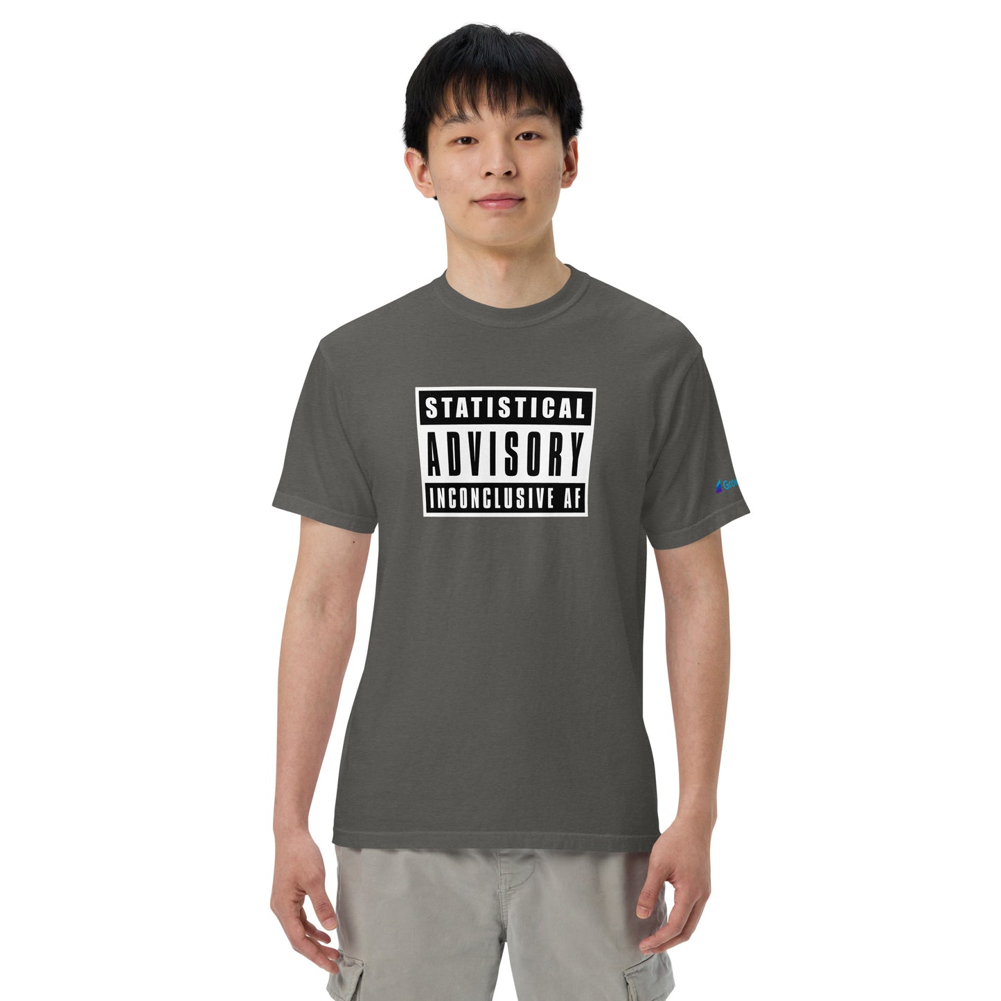 Statistical Advisory: Inconclusive AF - Unisex garment-dyed heavyweight t-shirt
