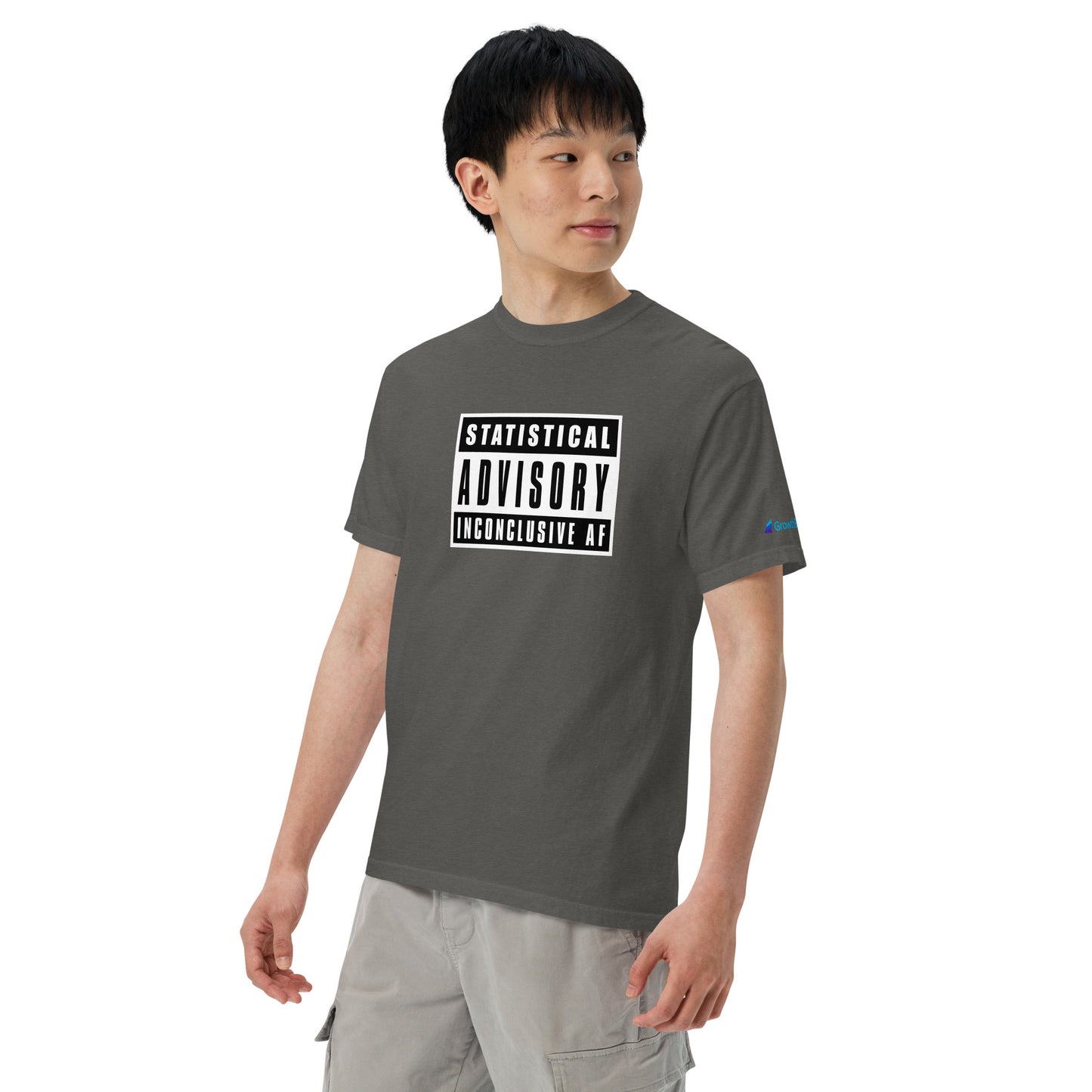 Statistical Advisory: Inconclusive AF - Unisex garment-dyed heavyweight t-shirt