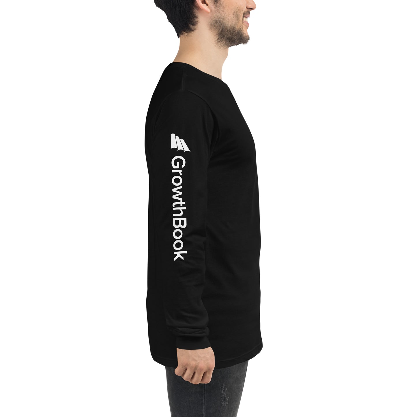 GrowthBook Logo Arms Unisex Long Sleeve Tee