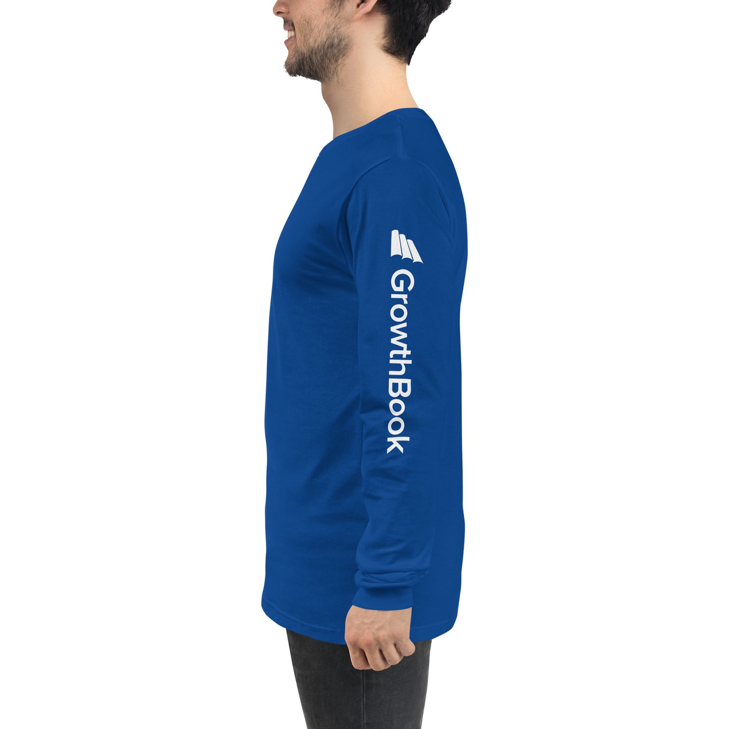 GrowthBook Logo Arms Unisex Long Sleeve Tee