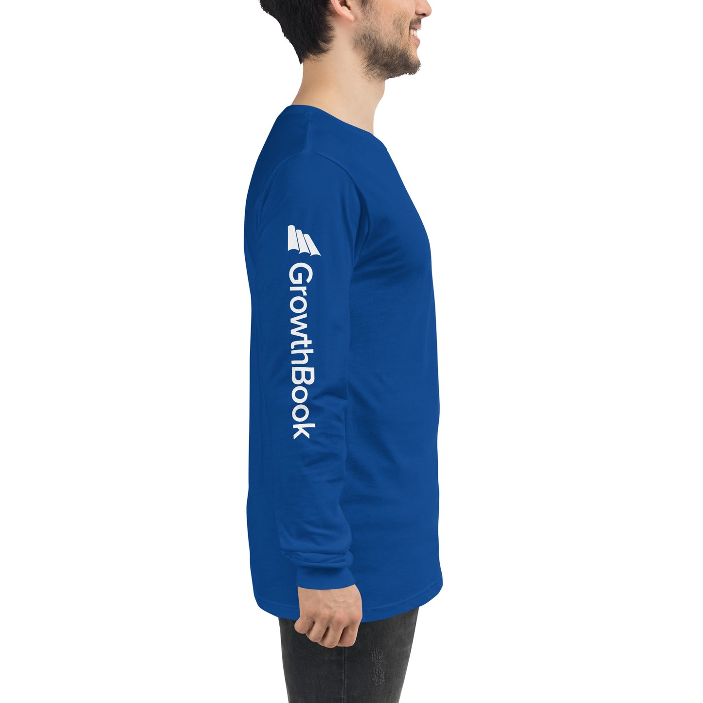 GrowthBook Logo Arms Unisex Long Sleeve Tee