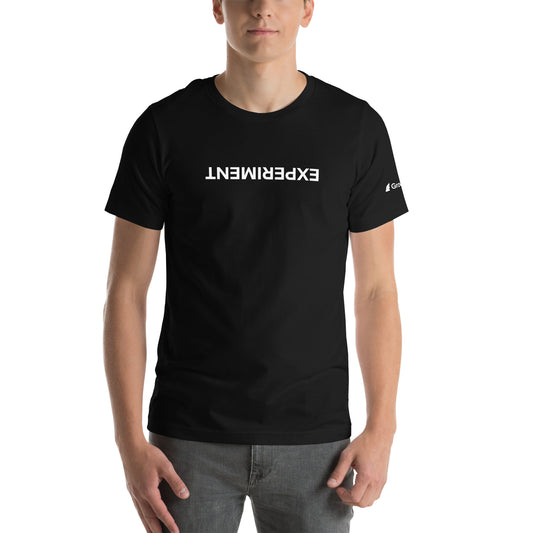 Experiment Upside Down Unisex t-shirt